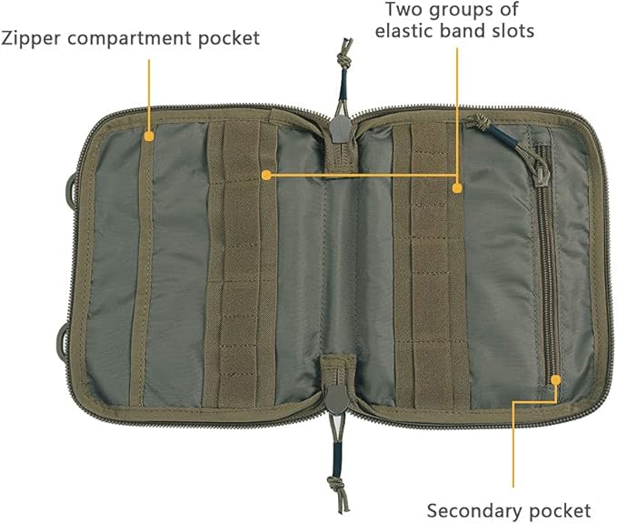 EXCELLENT ELITE SPANKER Tactical Molle Admin Pouch EDC EMT Utility Tool Bag Military Waist Organizer Pouches