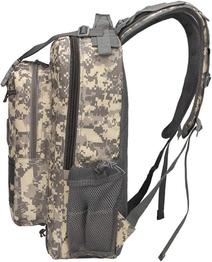 Outdoor Sports Pack Hiking Bag Tactical Rucksack Camo Knapsack Combat Camouflage Tactical 30L Molle Backpack