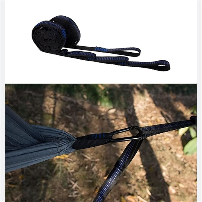 Portable Hammock Portable Camping Hammock Swing Bed Patio Hammocks with Net Carabiners for Outdoor Beach Garden Backyard for Backpacking Beach (Color : Purple)