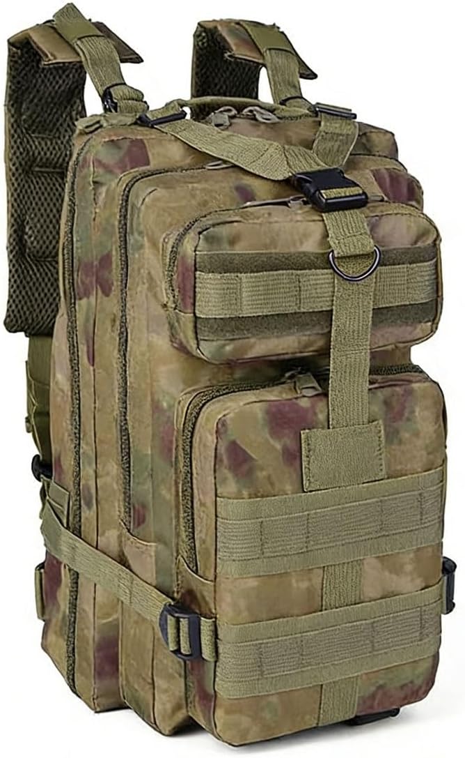 LINGYUE Waterproof Tactical Bagpack 25L Outdoor Hiking Backpack For Outdoor Camping Hunting Travel Trekking(B)