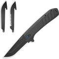 OUTDOOR EDGE Razor VX4 | Replaceable Blade EDC Folding Pocket Knife | 3 Blade Ceramic Ball Bearings Reversible Pocket Clip | Outdoor Camping Survival Utility