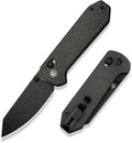 CIVIVI Yonder Folding Pocket Knife for EDC Crossbar Lock Knife with 2.88 14C28N Blade Micarta Handle Lightweight Knife Gifts for Men Women Camping Hiking Designed by Zac Whitmore C23073B-1