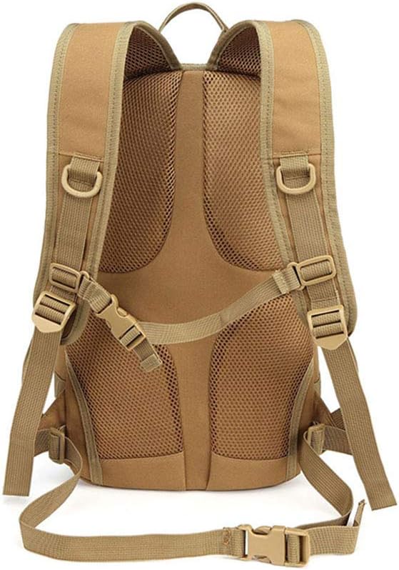 Outdoor Sports Pack Hiking Bag Tactical Rucksack Camo Knapsack Combat Camouflage Tactical Molle 20L Backpack - Black