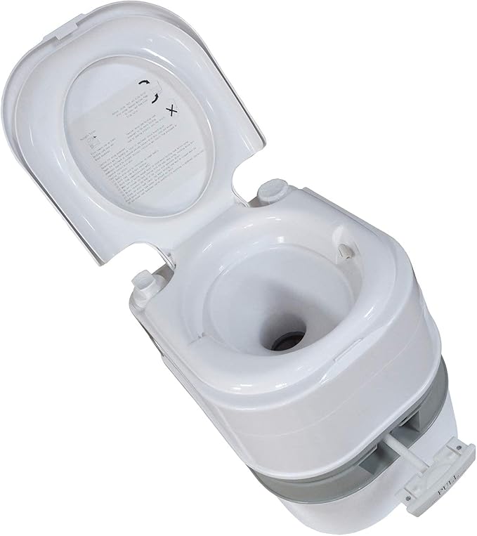 HongK- 6.3 Gallon 24L Portable Toilet Flush Travel Camping Commode Potty Outdoor/Indoor [P/N: ET-TOILET002-24L]