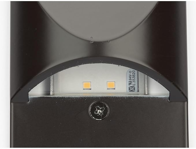 Progress Lighting P660005-020-30 4.5-Watt 3000K Integrated LED Wall or Step Light Antique Bronze