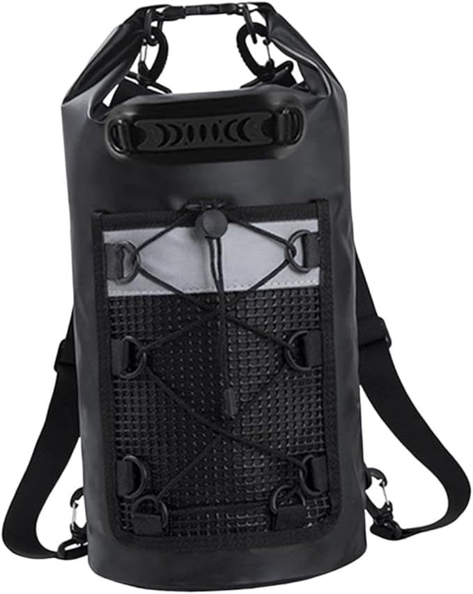 Dry Bag IPX6 Waterproof Mesh Pocket Comfortable Backpack Large Capacity for Beach Rafting Fishing Swimming Kayaking