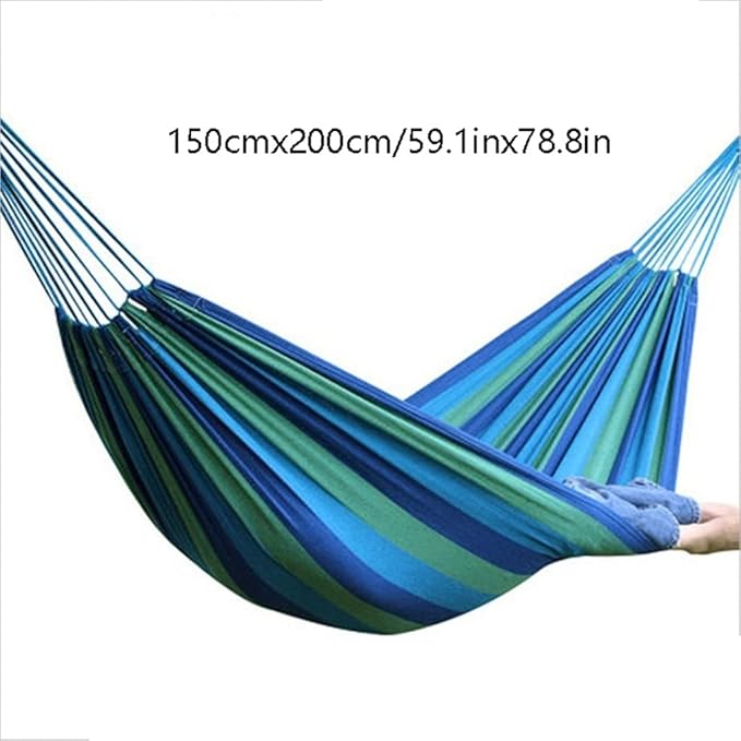 Portable Hammock Portable Swing Bed Hammock Double Camping Hammocks Ropes Lightweight for Outdoor Beach Garden Backyard for Backpacking Beach