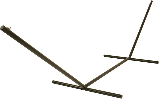 Hatteras Hammocks 15 ft. Tri-Beam Steel Hammock Stand with Right Connection Design and Cape Shield Powder Coating 600 LB Weight Capacity Handcrafted in The USA - Bronze