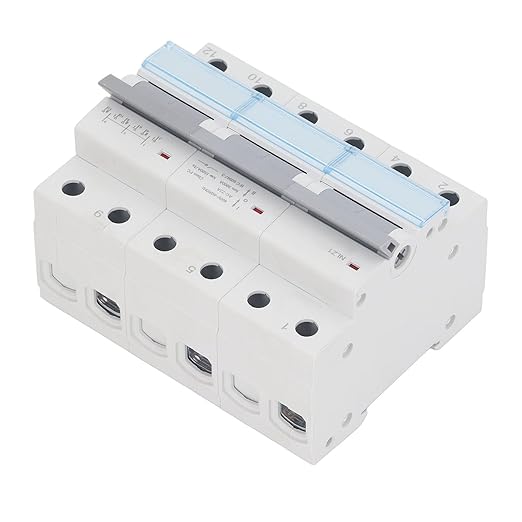 Manual Transfer Switch RV 3P 400VAC Single Side Interlock Circuit Breaker 35mm DIN Rail Mounting (125A)