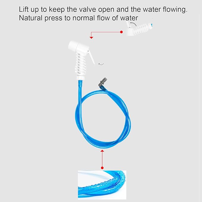 Outdoor Foldable Shower Bag Portable 15L with Shower Nozzle for Camping Beach Swimming