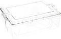 Pioneer Plastics 295C Clear Rectangular Plastic Container 12.3125 W x 9.0625 D x 4 H
