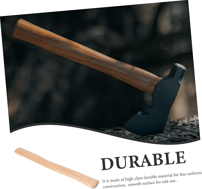 Wooden Axe Handle Replacement Durable Grip for Hatchet Easy to Install Comfortable Ergonomic Design for Outdoor Chopping and Woodworking Tasks
