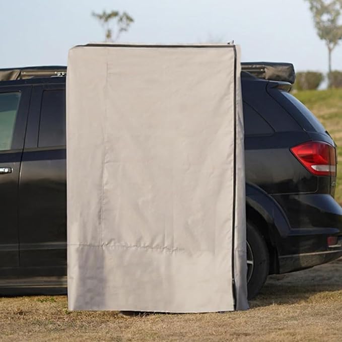 Car Camping Shower TentPortable Privacy Travel Tent Shower Room Outdoor Camping Changing Room with Storage Bag Oxford Cloth &amp Waterprooffor Universal Car Roof Rack Bars