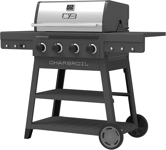 Charbroil Performance Series 4-Burner Gas Grill Cart Gray - 463253825