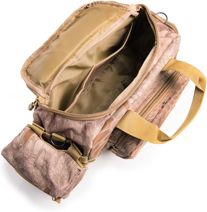Medium Range Bag with Pistol Retention System Padded Main Compartment Two Mesh Pockets Shoulder Strap and MOLLE Webbing