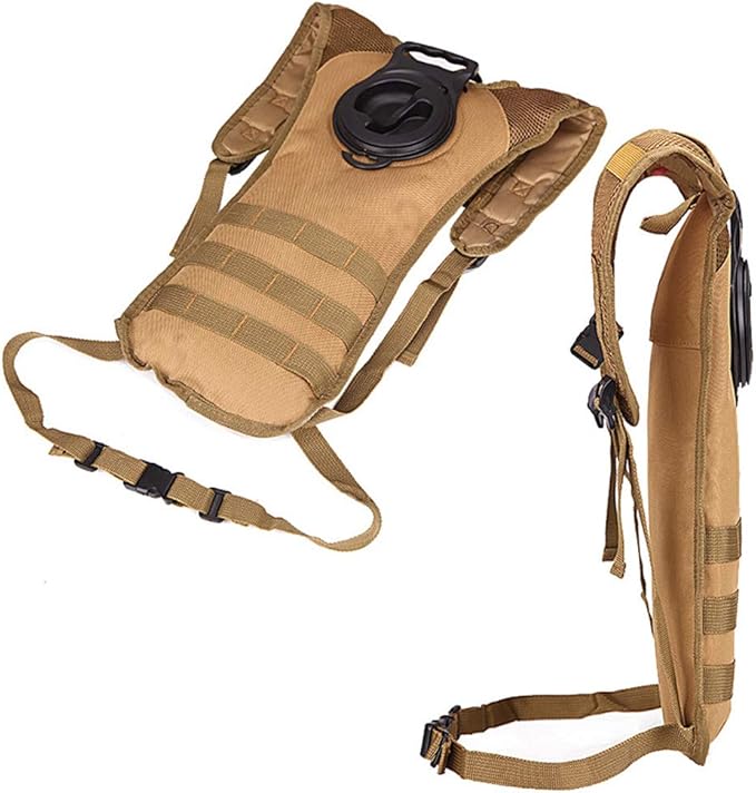 Outdoor Sports Hiking Bag Tactical Assault Combat Camouflage Tactical Molle Water Pack 2.5/3L Hydration Pack