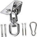 BESPORTBLE Swing Fixed Hook Stainless Steel Ceiling and Wall Mounting Swing Chair Hook Rotating Fixing Wear-Resistant Seal