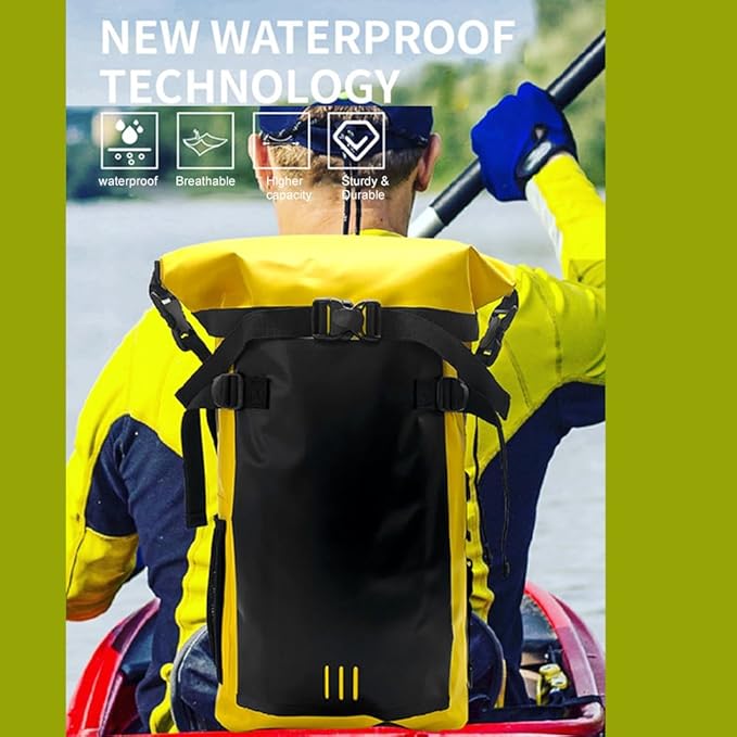30L Fishing Backpack Dry Bags Waterproof Backpack Outdoor Rucksack for River Tracing - Swimming Drifting
