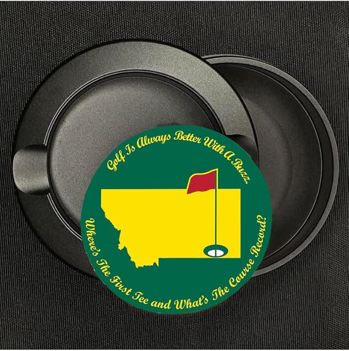 Metal Zyn Container - Metal Zyn Holder - Zyn Metal Can - Metal Container for Zyn Holder - Metal Zyn Can Golf Gifts for Him - Zyn Containers for Golf - Montana