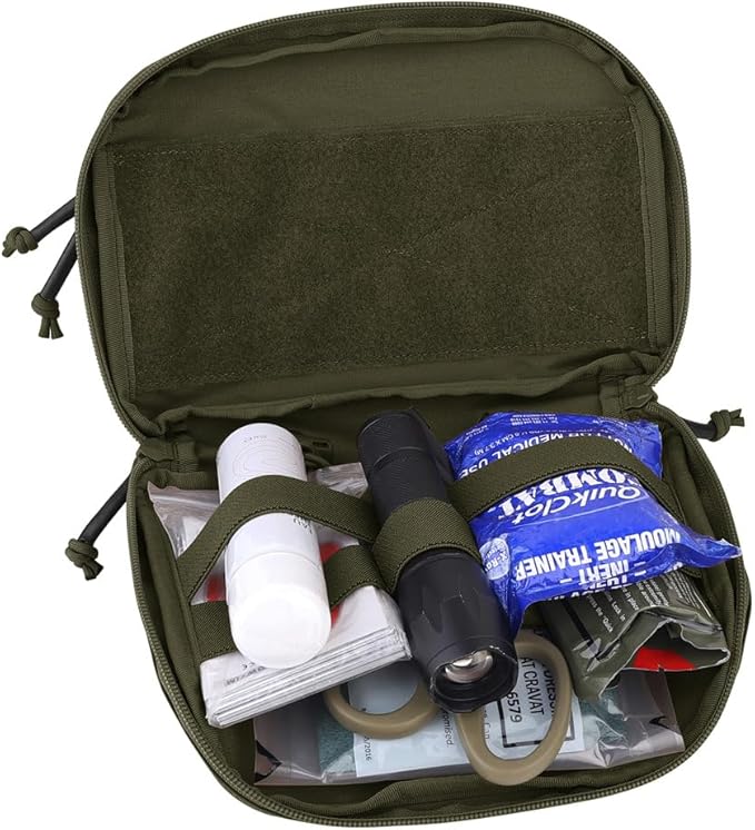 KRYDEX Tactical Admin Pouch with Molle GP Pouch Modular Pouch Utility Fanny Pack for Vest and Chest Rig