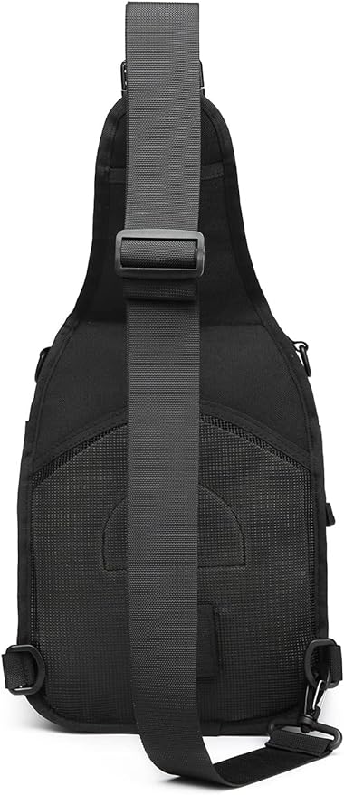 ATBP Tactical Sling Backpack Bag Pack for Men Military One Strap Shoulder Backpack Crossbody Bag With Holster 10 Liters