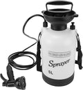 Luocute Portable Shower 5L Outdoor Camping Shower Pump with 360Deg Rotating Nozzle and Pressure Release Valve for Hiking Travel Beach Pet Car Wash