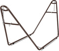 gafete Universal 2 Person Hammock Stand Only 600 lbs Capacity Fits 9 to 14ft Hammocks Adjustable Double Heavy Duty Powder-Coated Steel Stand for Outside Multi-Use (Coffee)