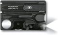 Victorinox Swiss Pocket Knife Swiss Card Lite 13 Functions Multi Tool with Blade Screwdriver 5 mm Scissors Black
