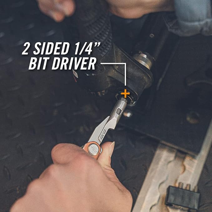 Gerber Gear Armbar Drive EDC Multitool 8-in-1 Pocket Knife with Pocket Screwdriver 2.5 Blade Orange