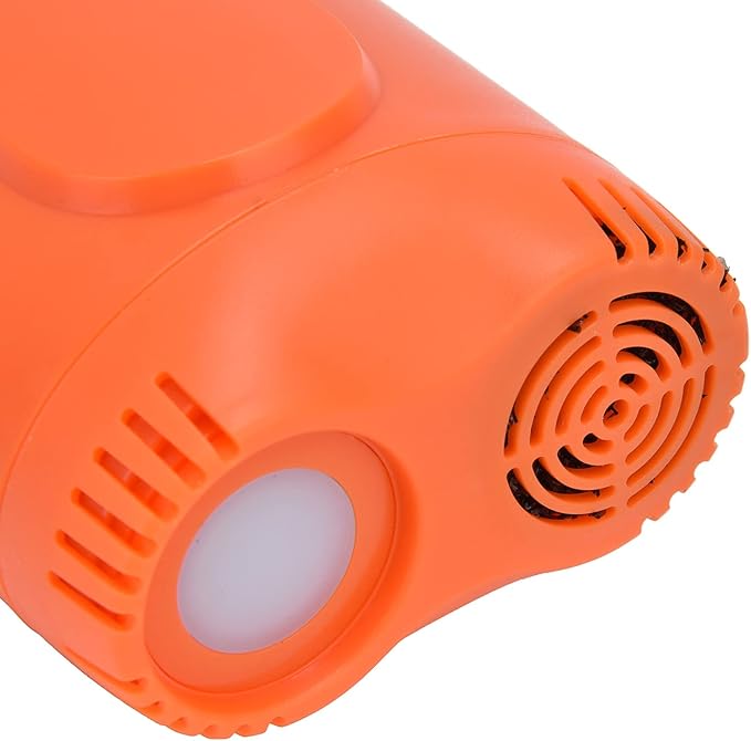 Portable Outdoor Shower Camping Pump Handheld Sprayer USB Charging for Hiking Traveling (Orange)