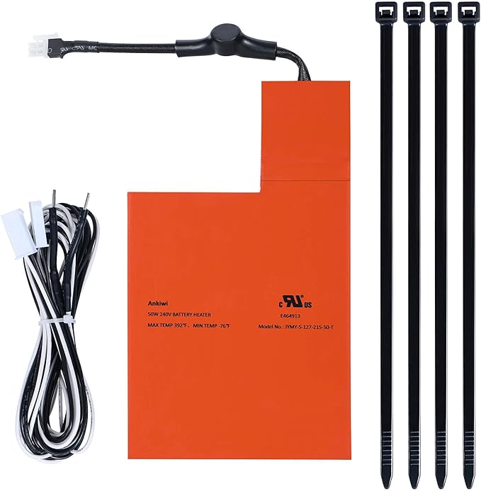 Battery Heater Pad for Generac Generator Battery Warmer Pad for Generac 7101 Cold Weather Kit for 9kW-22kW Air-Cooled Standby Generators