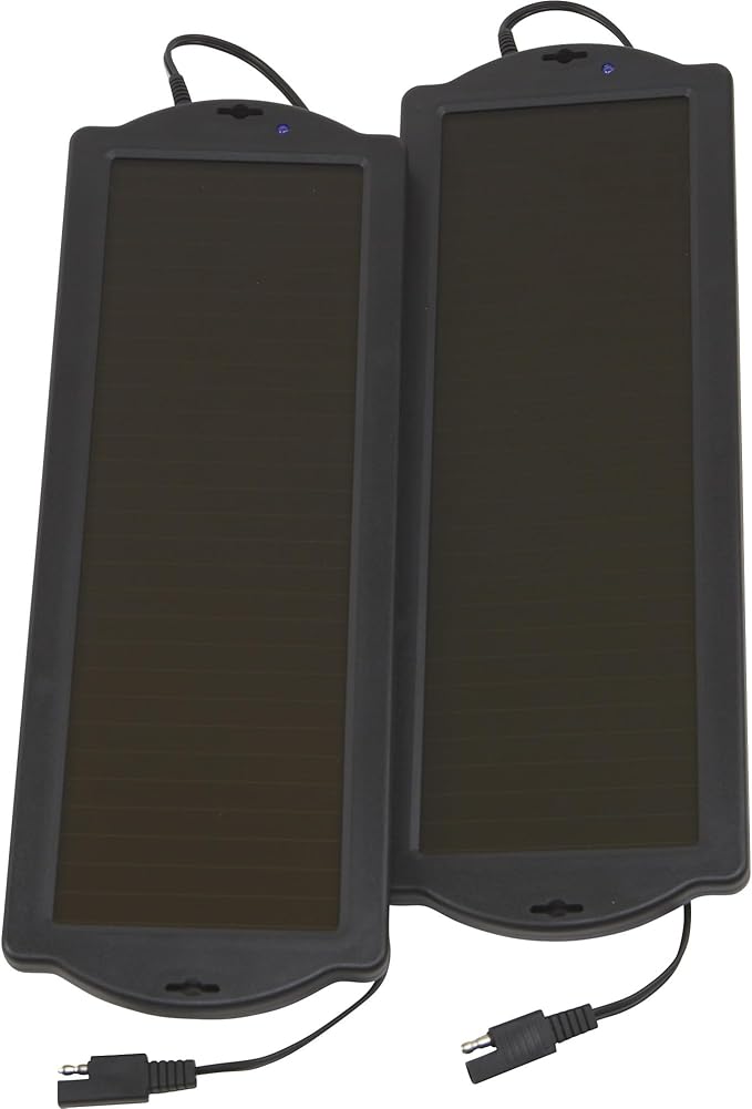 Ironton 12 Volt Amorphous Solar Panels - Twin Pack 1.5 Watts