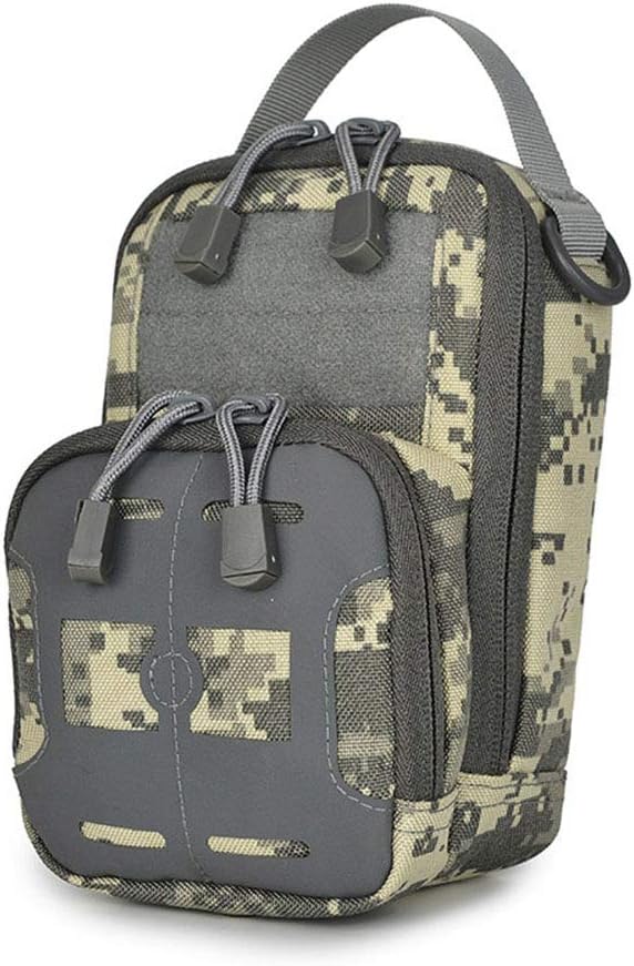Outdoor Sports Hiking Sling Pack Camouflage Tactical Molle Shoulder Bag - ACU