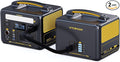 VTOMAN Jump600X 600W Portable Power Station with 640Wh Extra Battery 939Wh Solar Generator LiFePO4 Battery Peak 1200W AC Outlet PD 60W USB-C 3x12V/10A DC for Outdoor Camping Off-grid Home Backup