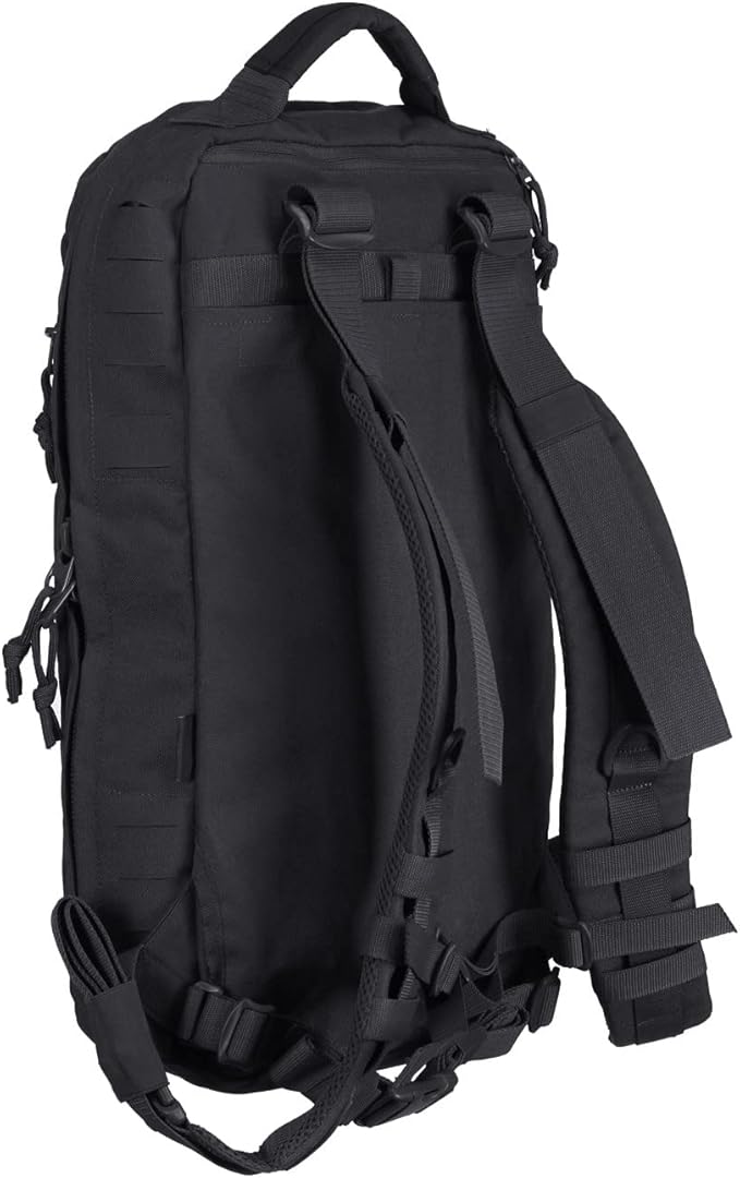 Tasmanian Tiger Medic Assault Tactical Medical Backpack MKII - Lightweight MOLLE System Organization for First Aid Survival Black - One Size
