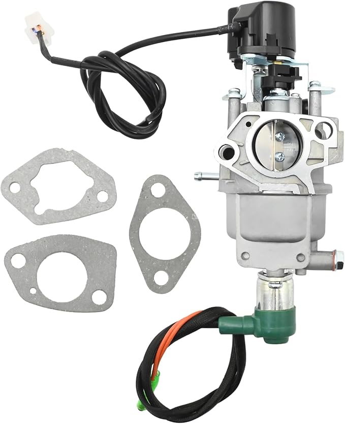 Anxingo Inverter Generator Carburetor Replacement for Predator 9500 Watt Surper Quiet Generator Replaces 57080 59188 with Air Intake Gaskets