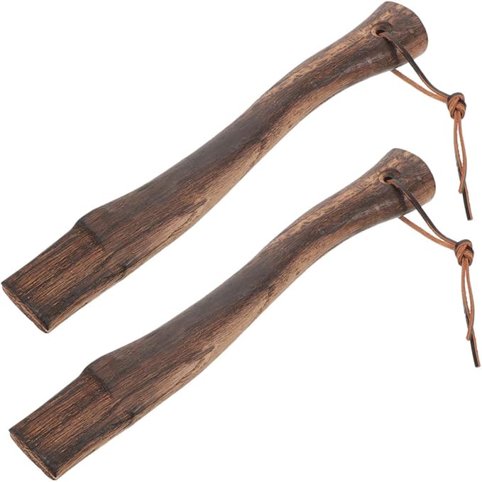 Happyyami 2pcs Wooden Axe Handle Replacement for Mini Axe for Firewood Gardening Hiking
