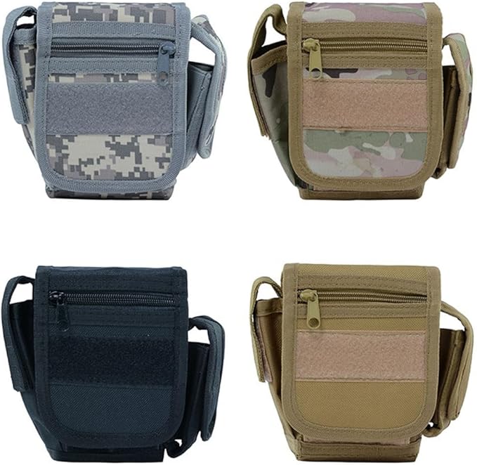 Multipurpose Tactical Waist Belt Bag Compact EDC Tool Pouch Bag Mini Utility Pouch Gadget Pocket
