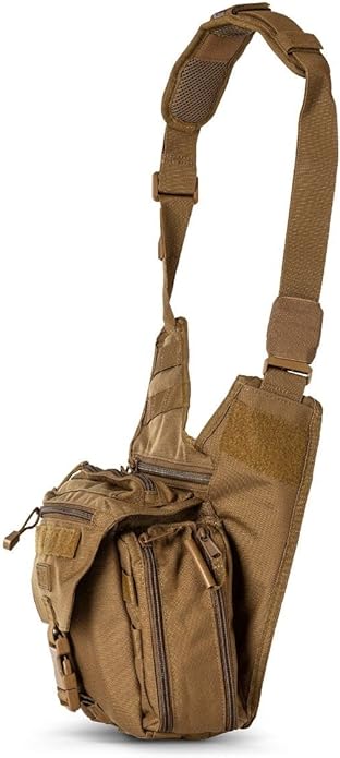 5.11 Tactical Push Pack Sling Bag – 6L Crossbody Shoulder Bag for Men Style 56037-ABR