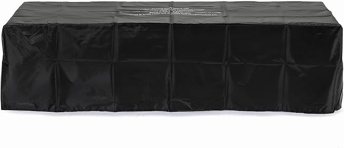 Outdoor Fire Pit Table Propane Gas Fire pits Outdoor Fireplaces 54'' Rectangular Firepit Table 50000 BTU Fire Table for Patio Set Three Options of Assembled Hight Grey.