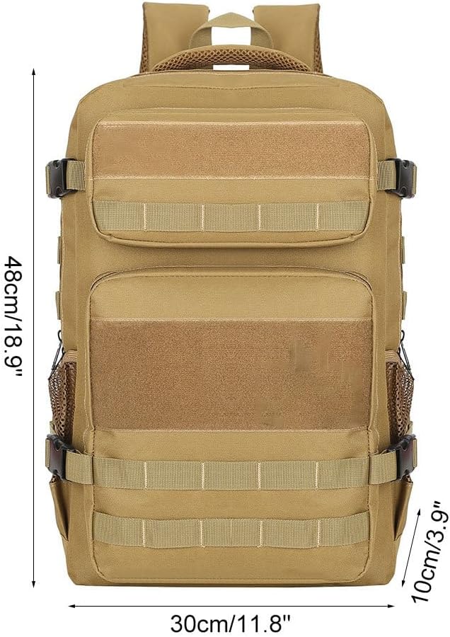MiOYOOW Outdoor Tactical Backpack Wear Resistant Hiking Backpack Large Capacity Training Bag for Hunting Sports Fishing Travel Camping