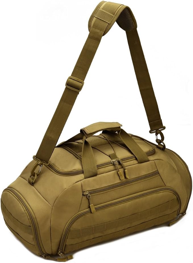 Tactical Military Duffle Bag Assault Gear Shoulder Range Backpack for Hiking Traveling