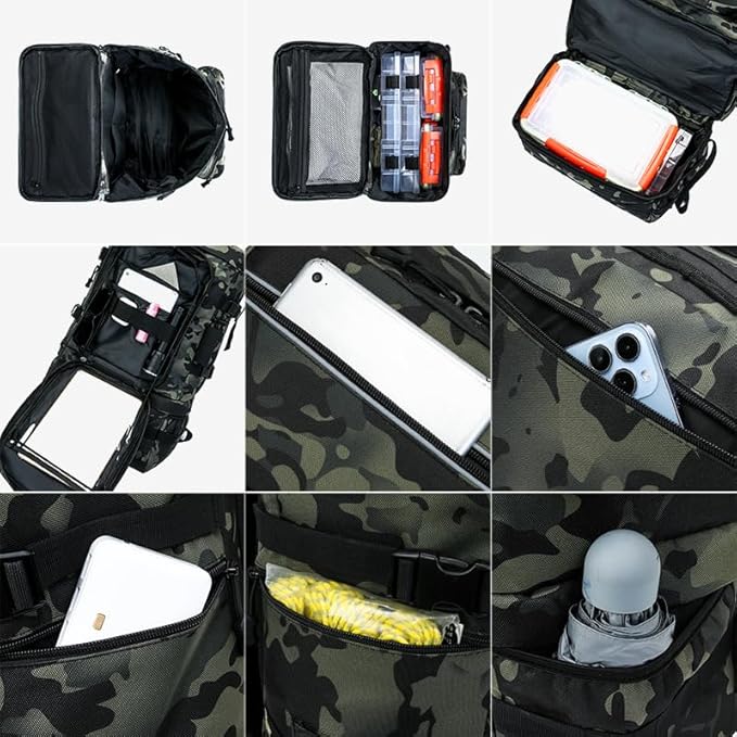 Tactical Backpack Military Molle Hiking Outdoor capacity travel rucksack fishing bag tactical bag