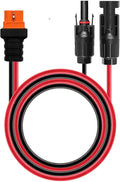 Solar to XT60i Cable 10AWG XT60i Extension Cable Solar Connector to XT60i Adapter Cable Compatible for EcoFlow River Delta Portable Power Station (10FT)