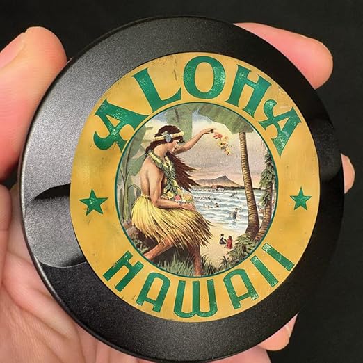 Metal Zyn Container - Metal Zyn Holder - Zyn Metal Can - Metal Container for Zyn Holder - Metal Zyn Pouch Cans - Smell Proof Container for Zyn - Metal Zyn Pouch - Aloha Hawaii Flower Necklace