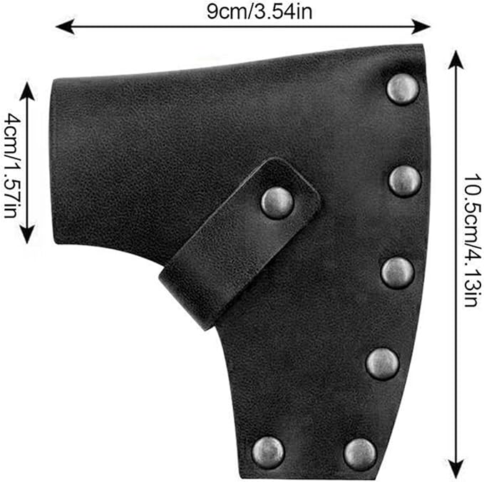Axe Holster Axe PU Leather Case Axe Head Cover Hatchet for Camping Cover Protector No Axe for Outdoor Camping Blade Protection