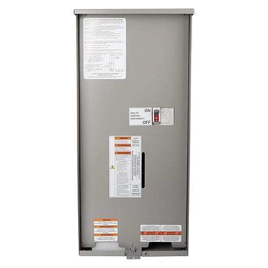 200 Amp Automatic Transfer Switch w/Power Management 120/240V Replacement for Generac RXSW200A3 for Indoor and Outdoor UseSingle Phase Transfer Switch NEMA 3R Aluminum Enclosure