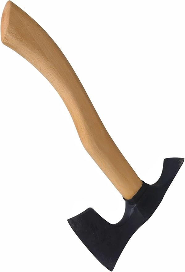 Bearded Hatchet Combo Axe with Adze Blade Bushcraft - Ergonomic Handle