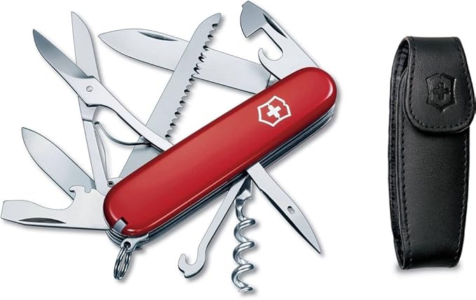 SWISS ARMY Huntsman Knife With Pouch One Color One Size