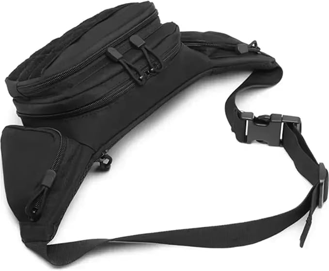 Tactical Nylon Shoulder &amp Waist Pack Hiking Chest Sling Fanny Pack with MOLLE High Capacity Phone &amp Gear Organizer